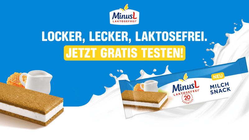 MinusL Milchsnack Gratis Testen