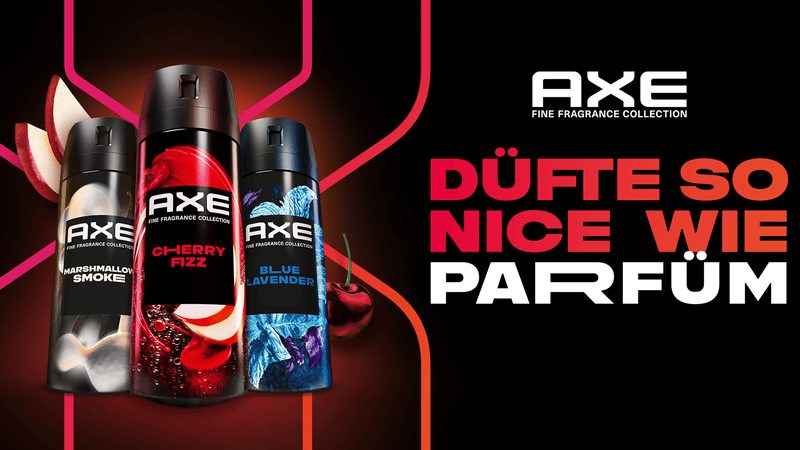AXE Fine Fragrance Deos Gratis Testen