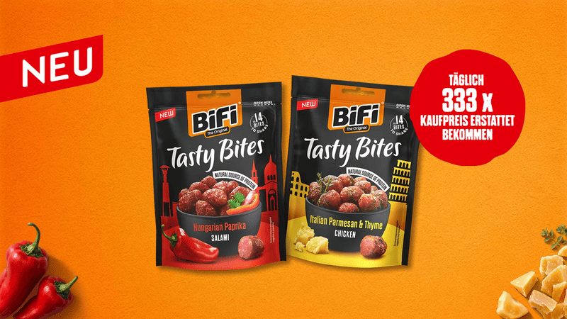 BiFi Tasty Bites Gratis Testen