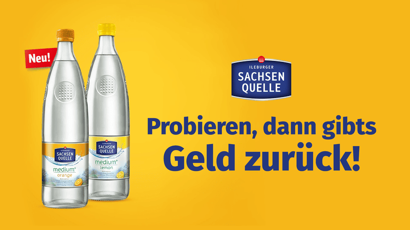SACHSEN QUELLE Medium+ Orange & Lemon Gratis Testen