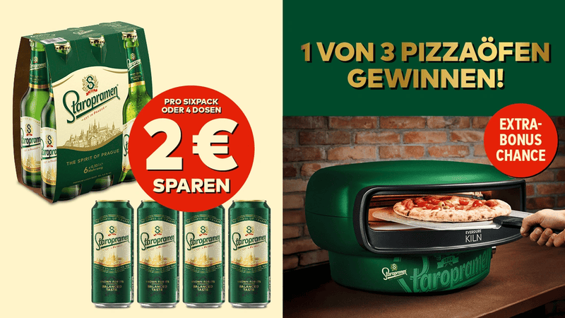 Staropramen 2 € Cashback-Aktion