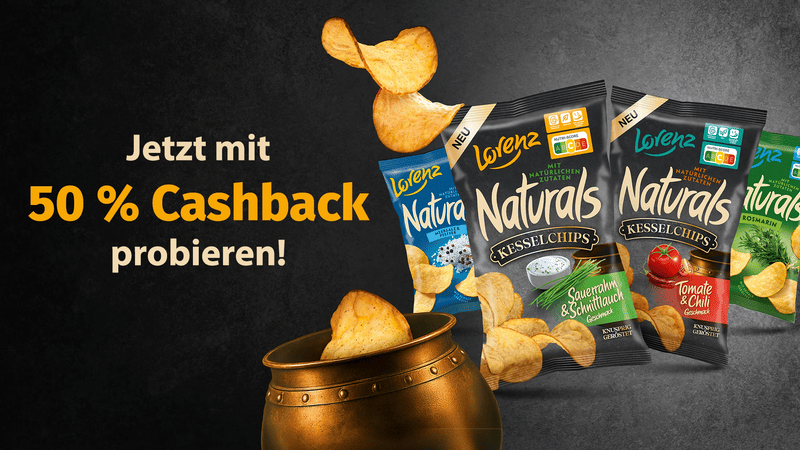 Naturals 50 % Cashback-Aktion