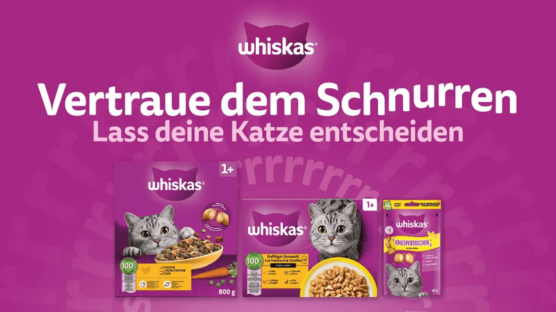 [Marktguru-App] 5 Euro Cashback auf Whiskas Katzen­-Nahrung ab 5 €