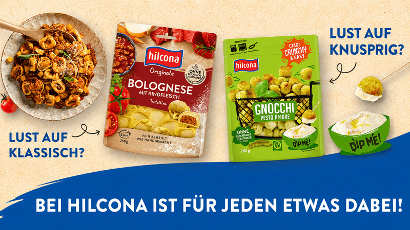 Hilcona Pasta Gratis testen