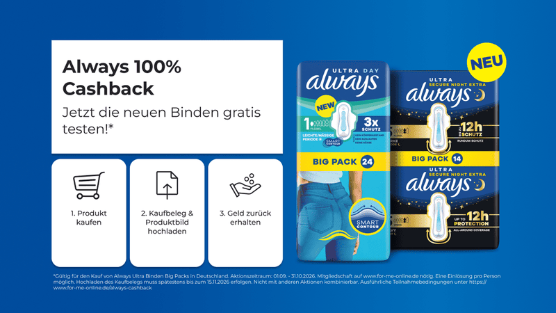 Always Ultra Binden Gratis Testen