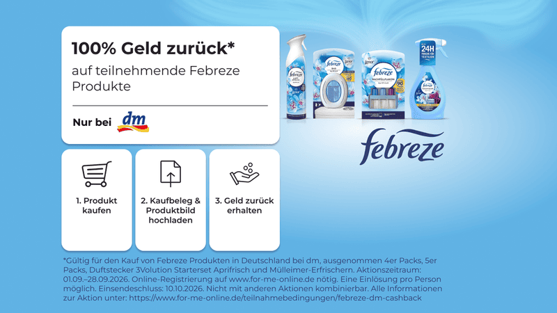 Febreze Gratis Testen