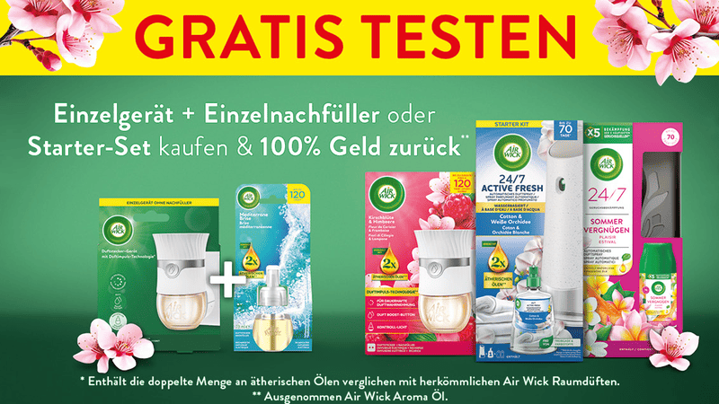 Air Wick Gratis Testen