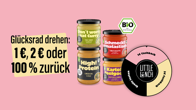 Little Lunch 1 € Cashback Garantiert