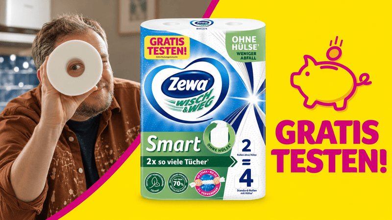 Zewa Wisch&Weg Smart Gratis Testen