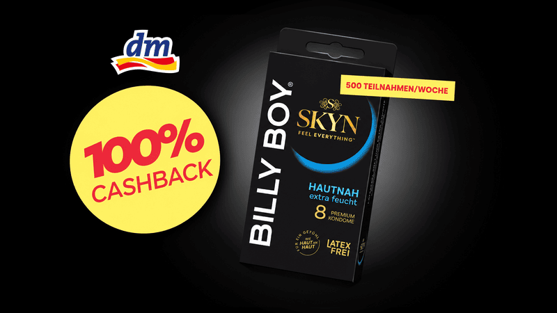 [DM] BILLY BOY SKYN Hautnah Extra Feucht 8er Gratis Testen
