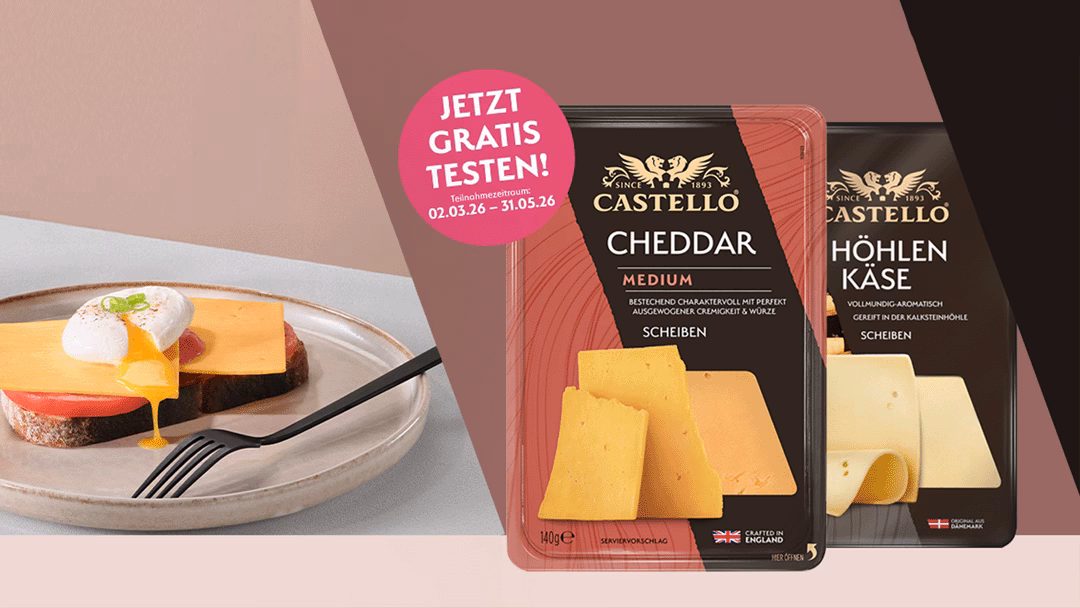 Castello-Käse-mit-100-Cashback-kostenlos Castello Käse Cheddar oder Höhlenläse mit 100 % Cashback Kostenlos testen!