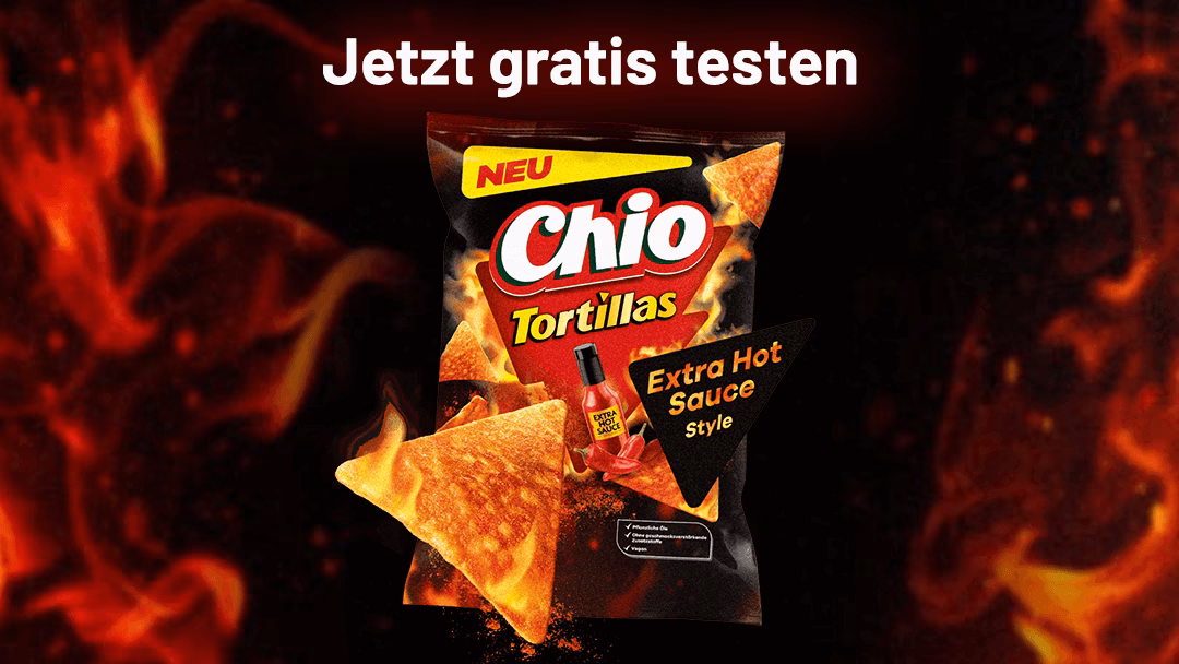 Chio Tortillas Extra Hot Sauce Gratis Testen