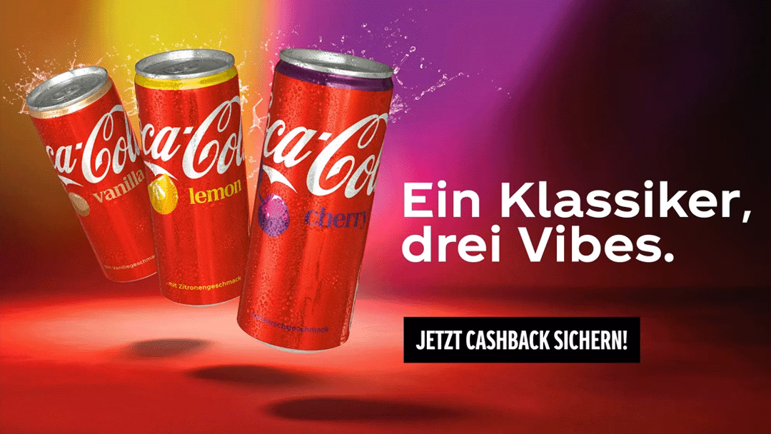 Coca-Cola: Bis zu 100 % Cashback oder 2 € auf Multipacks