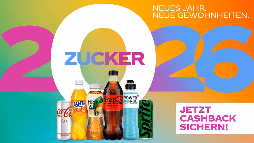 Gratis testen: Zuckerfreie Coca‑Cola, Fanta, Sprite, Mezzo Mix, Powerade & Fuze Tea