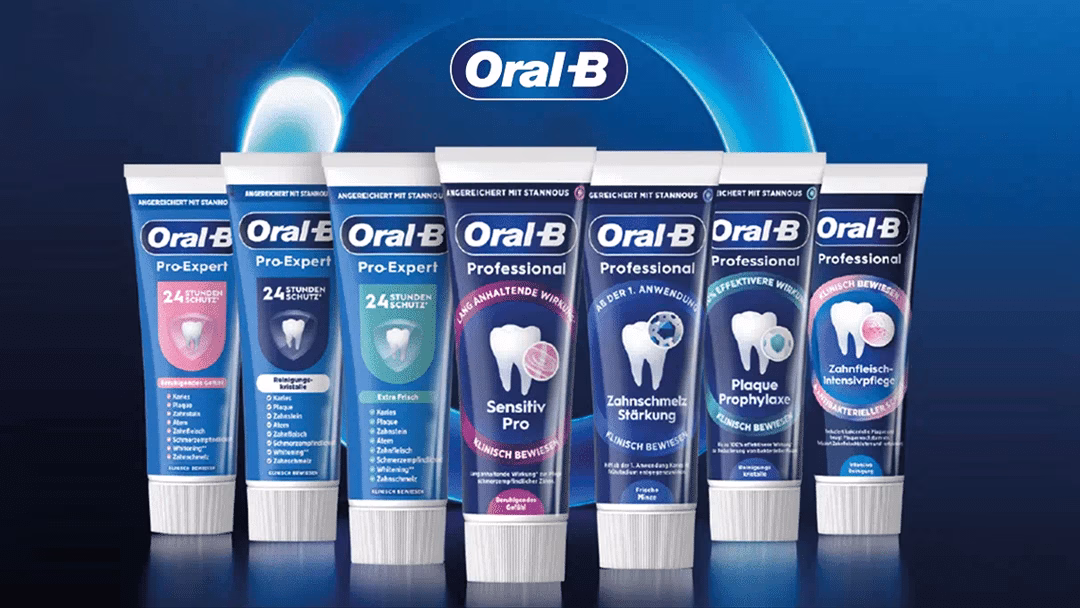 Oral-B Zahnpasta Neue Sorten Gratis Testen