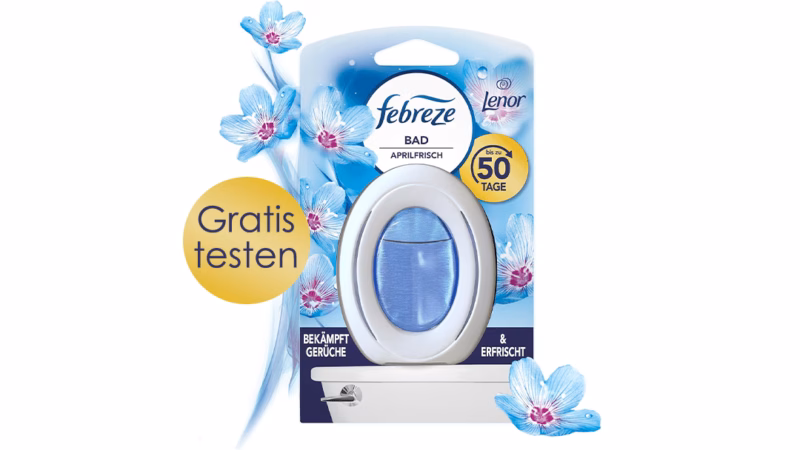 Gratis Testen: Febreze Bad Lufterfrischer (1er Pack)