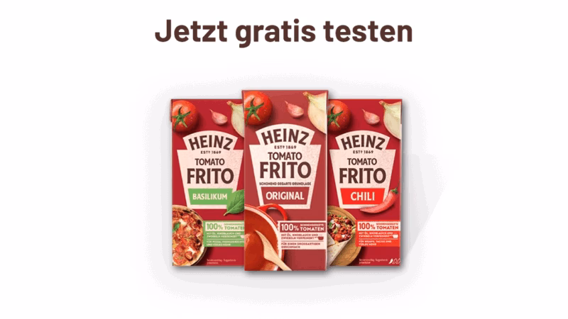 Gratis testen: Heinz Tomato Frito