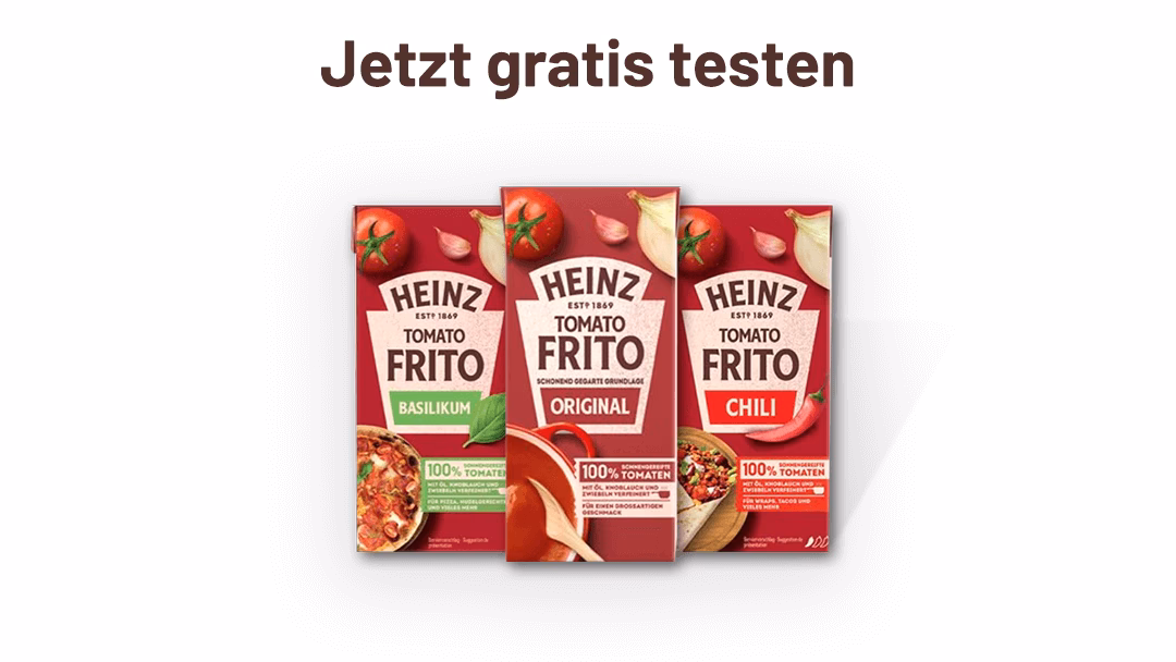 Gratis testen: Heinz Tomato Frito
