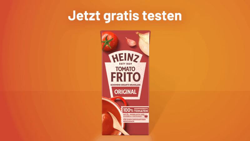 Teste jetzt Tomato Frito von Heinz kostenlos Heinz Tomato Frito gratis testen