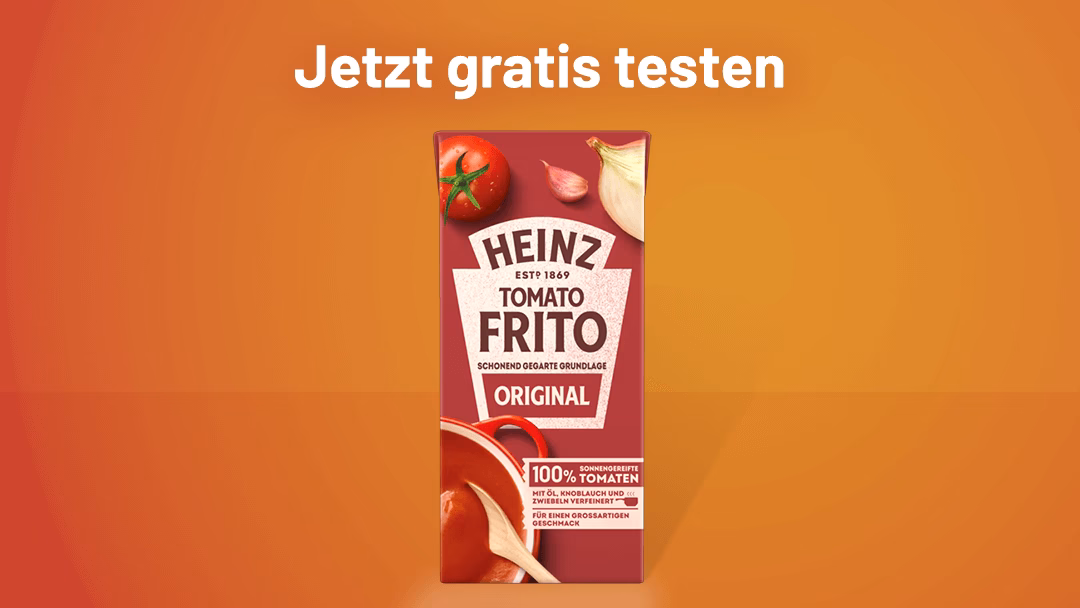Heinz Tomato Frito gratis testen