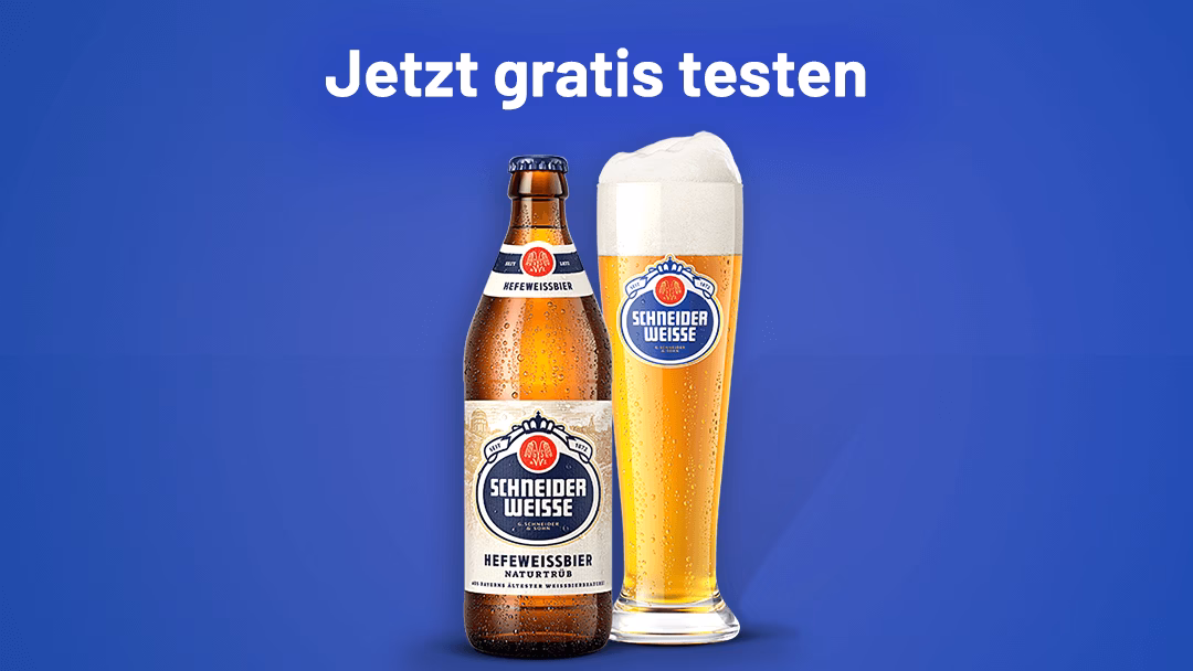 Schneider Weisse Naturtrüb Gratis testen (max. 10 Flaschen)