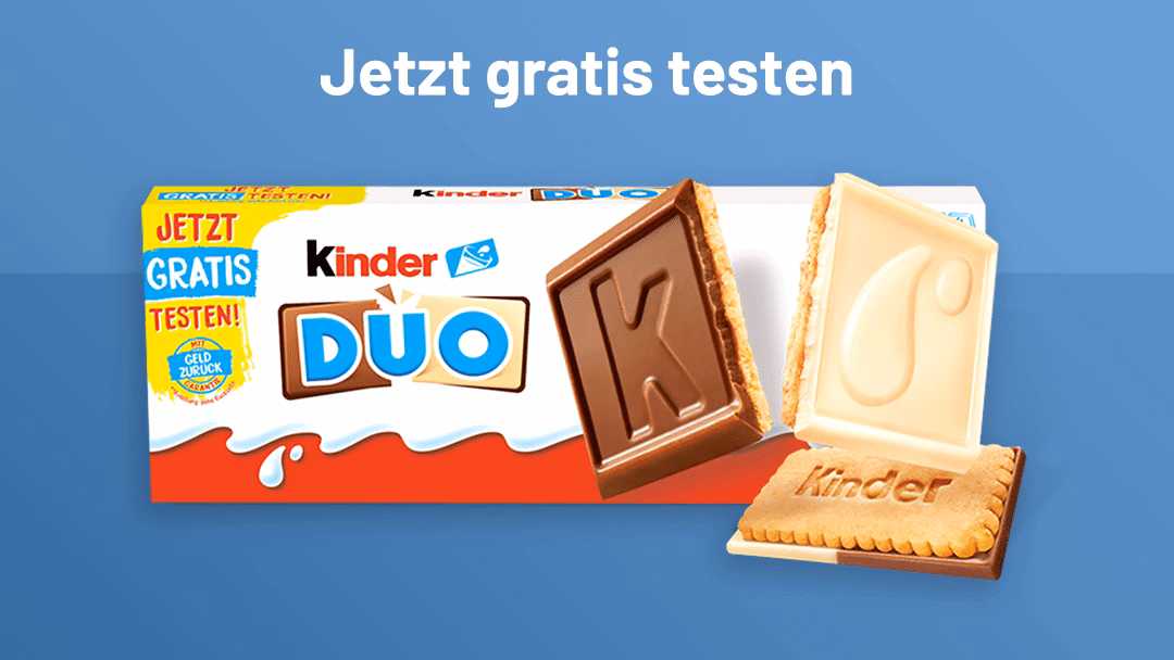 Gratis Kinder DUO testen