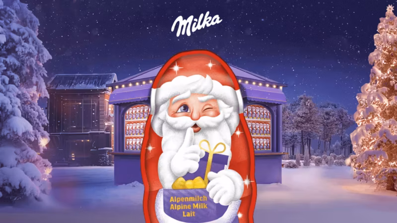 Gratis Milka Weihnachtsmann