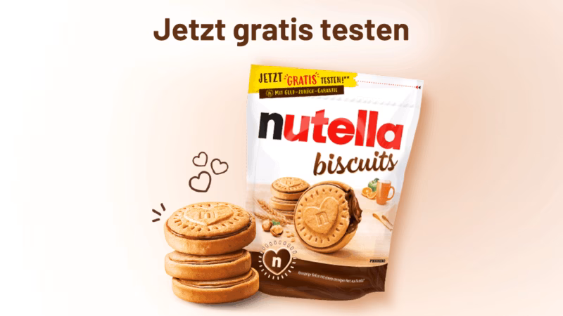 Nutella Biscuits Gratis Testen