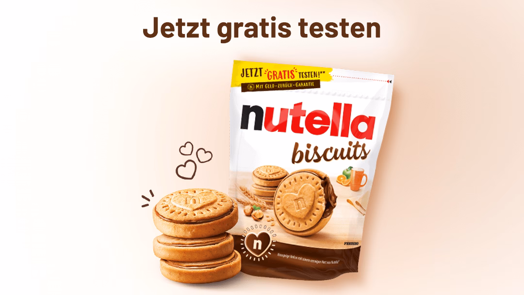 Nutella Biscuits Gratis Testen