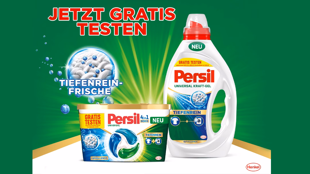 Persil Waschmittel kostenlos testen