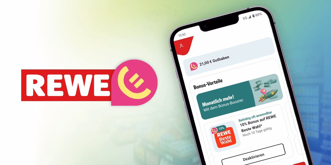 Die Rewe-Bonus Casback-App