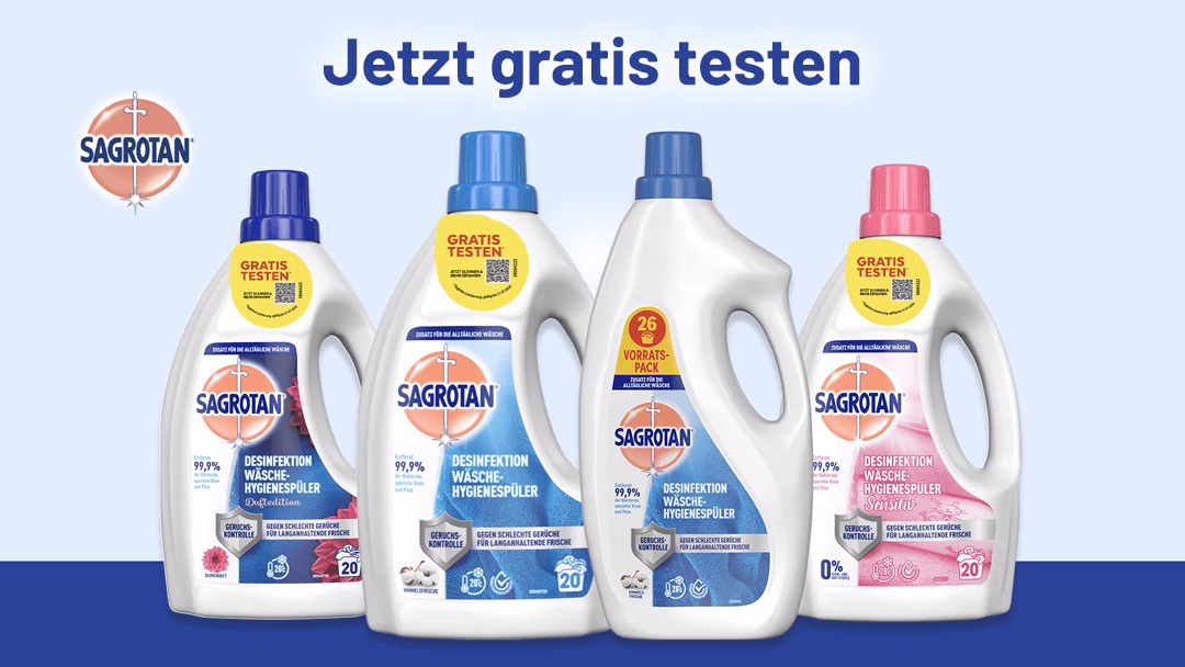 Sagrotan Wäschehygienespüler Gratis Testen