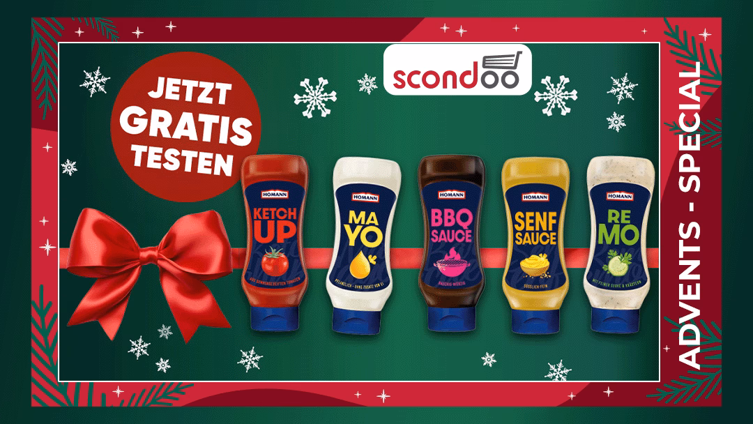 [Scondoo] Homann Besties Saucen mit 100 % Cashback