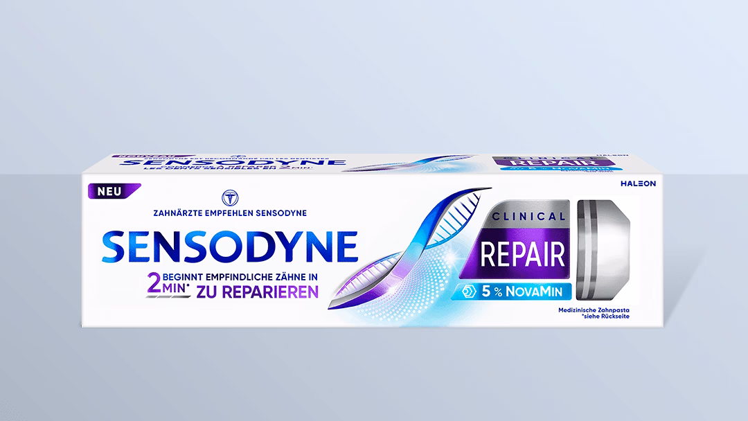 Sensodyne Clinical Repair Zahnpasta gratis testen
