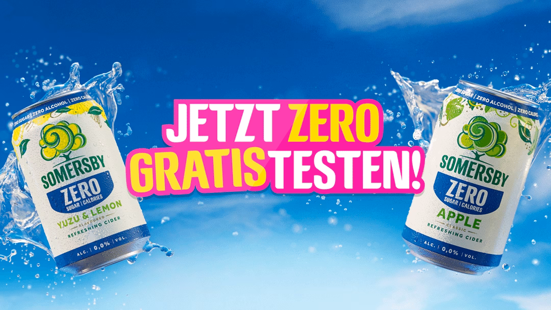 Somersby Zero Apple und Yuzu & Lemon gratis testen