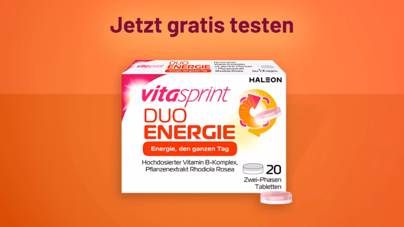 Vitasprint Duo Energie gratis testen