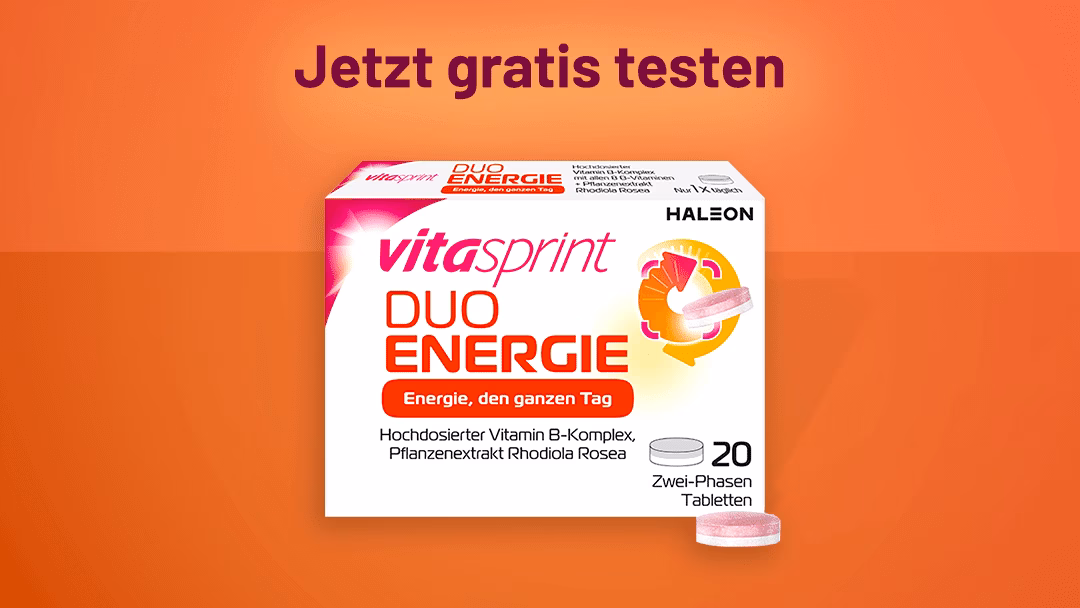 Vitasprint Duo Energie gratis testen