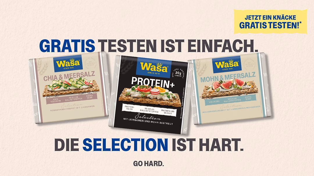 Wasa Selection Gratis Testen
