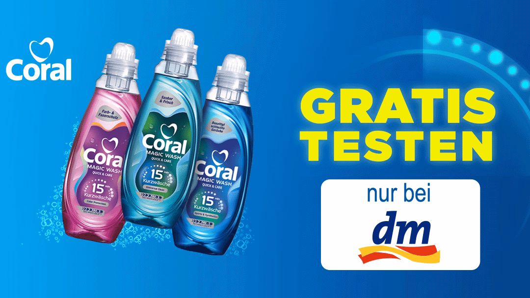 [dm exklusiv] Coral Magic Wash gratis testen
