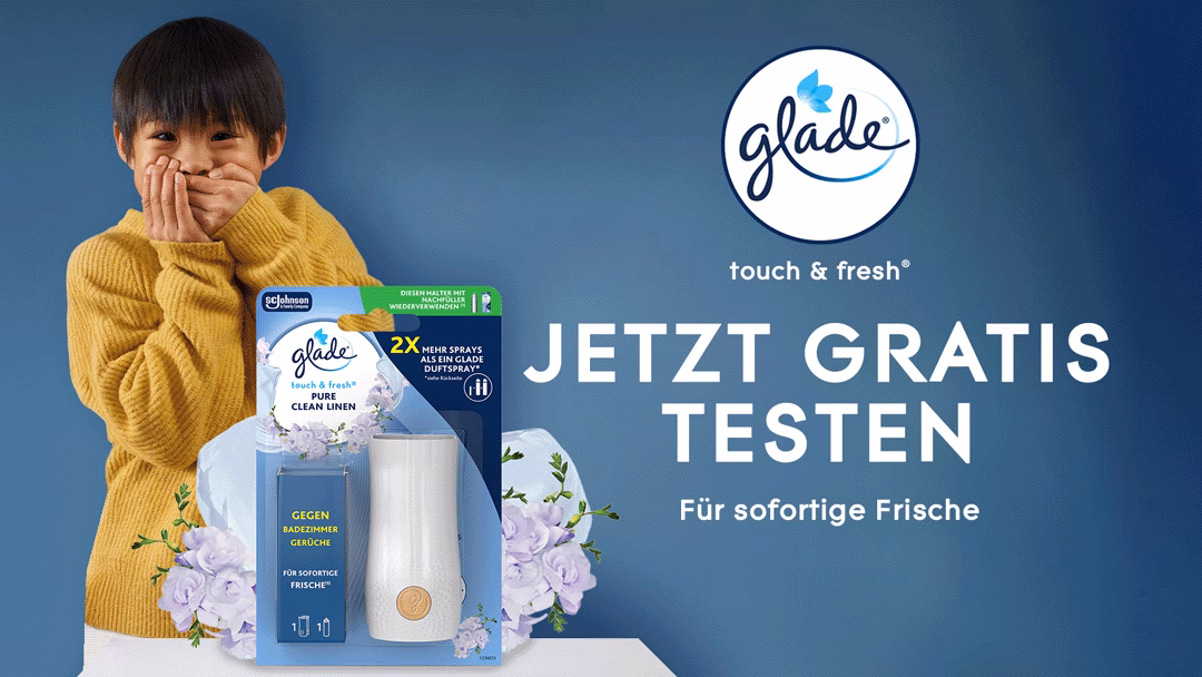 [dm] Geld zurück: Glade Touch & Fresh Minispray Starterset gratis