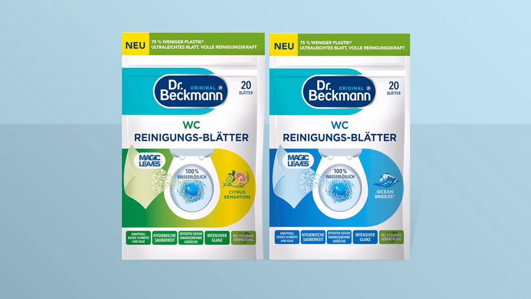 Dr. Beckmann WC-Reinigungs-Blätter Gratis Testen