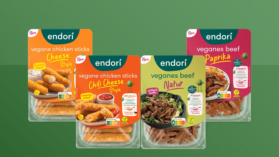 Endori veganes Beef & vegane Chicken Sticks Gratis Testen