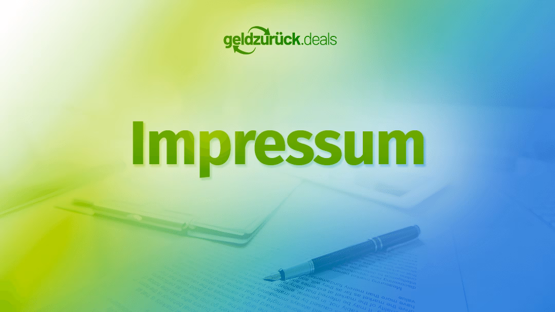 Impressum GeldZurück Deals