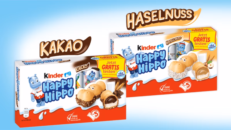 Kinder Happy Hippo Gratis Testen
