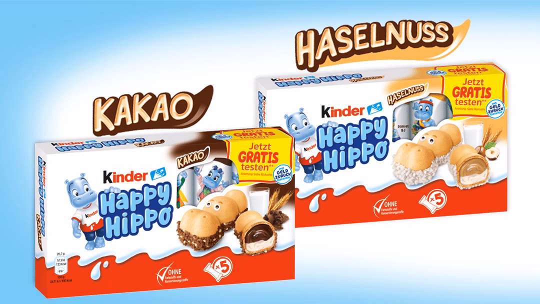 Kinder Happy Hippo Gratis Testen