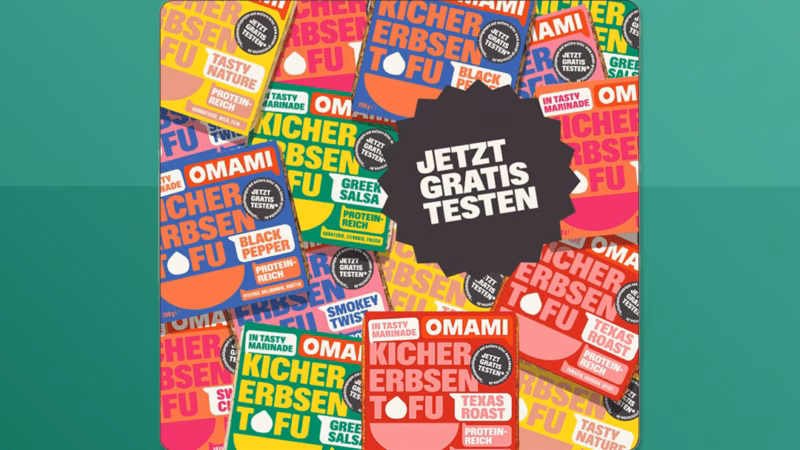 Gratis Testen: Omami Kichererbsen Tofu