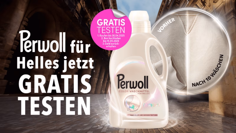 Perwoll Color Waschmittel für Helles Gratis Testen